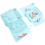 2Sets Sky-Blue Reise Organizer Taschen Set Für Koffer Kleidung 1