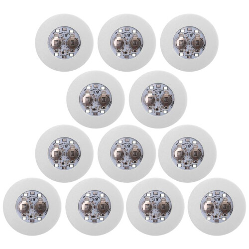 LED Coaster,36 Pack Light  Coasters,LED Bottle Lights,LED Sticker Coaster Discs Light  for Flash Light  Cup 2
