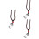 3Stk Halskette Flaschen Anhänger Unisex 6