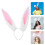 4Stk Weiche Plüsch Bunny Haarband Für Und 11