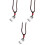3Stk Halskette Flaschen Anhänger Unisex 3