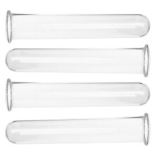 12Stk Transparente Glasvase Hydroponische Pflanztubes Mit Wandhalter