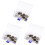 3Sets Robuste Cabochon Anhängertrays Mix Für Bastelzubehör DIY 4