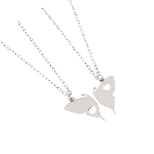 4Stk Leichte Schwesternketten Silber Design Schmuck