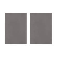 2X Stempel Bogen Blatt für Gravur Maschine mit A4 Größe 2,3 mm (Dunkelgrau)
