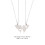 4Stk Leichte Schwesternketten Silber Design Schmuck 10