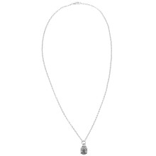 2Stk Silber Buddha Halskette Vintage Kette Damen Schmuck Geschenk