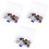 3Sets Robuste Cabochon Anhängertrays Mix Für Bastelzubehör DIY 5