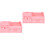 2Sets Multifunktionaler Desktop Organizer Schublade Pink ABS 6