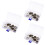 3Sets Robuste Cabochon Anhängertrays Mix Für Bastelzubehör DIY 8