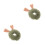 2Stk Grüne Haar Scrunchies Kuschelig Für 7