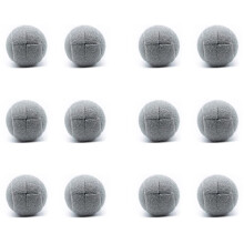 12 PCS Precut Walker Tennis  for Furniture Legs and Floor Protection, Heavy Duty Long Lasting  Pad Covering,Grey