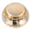 2Stk Kompakte Kosmetikgefäße Golden, Refillable Make-Up Reisebehälter 1