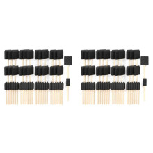 Pinceaux En Mousse, Comprend 100 Pinceaux éponge, 50 Pinceaux de 1 Pouce et 50 Pinceaux de 2 Pouces, Fournitures D'Art pour La Peinture