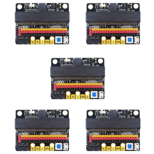 5X para Placa de ExpansãO Microbit IO BIT V2.0 Micro:Bit Placa Adaptadora Horizontal