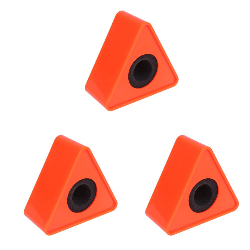 3Stk Mikrofon in Orange, ABS, Praktisch Für Interviews 1
