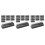 72Stk Pet Macaron Verpackung Schwarz, Pastry Box Mit 7