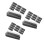 72Stk Pet Macaron Verpackung Schwarz, Pastry Box Mit 5