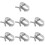 7Stk Kabelspanner A3 Seilspannung Drahtspanner Silber Robust 10