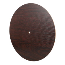 4Stk DIY Uhr Kaffeefarbene Ziffernblatt Ersatzplatten