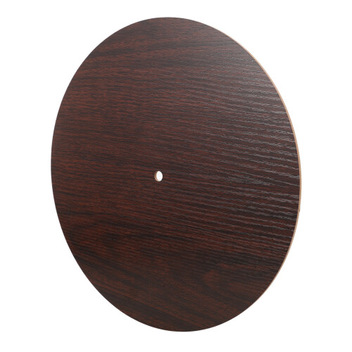 4Stk DIY Uhr Kaffeefarbene Ziffernblatt Ersatzplatten