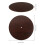 4Stk DIY Uhr Kaffeefarbene Ziffernblatt Ersatzplatten 9