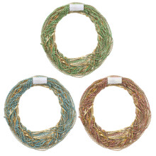 2Stk Grüne Kristall-Strasskette Für Handarbeit Schmuck