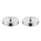 2Stk Burger Presser Aus 304 Silber, Ergonomisch, Robust 4