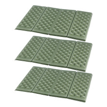 6Stk Camping Sitzpolster Olivgrün Faltbar Portable Sitzmatte