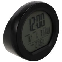 2Stk Metall Solar Auto Dashboard Uhr Mit Temperatur- Und Datumsanzeige