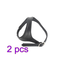 2Stk Schwarze Lederimitat Schuhriemen Für High Heels Anti-Locker Sitz