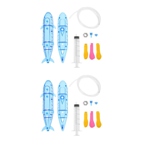 2Stk U-Boot Modell Lehrmittel Himmelblau Physik Experiment Für Schule 1