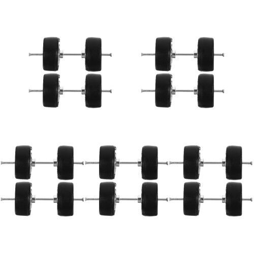 5Sets Zilveren Rc Auto Rubber Voor Kinderspeelgoed Model 1
