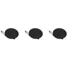 3X 85071BR00A Car Rear Bumper Tow Hook Cap Cover Black for  Qashqai J10 2007 2008 2009 2010 2012 2013 2014