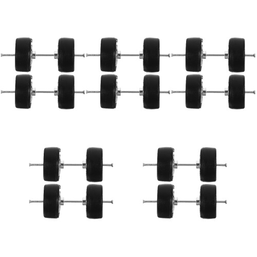 5Sets Zilveren Rc Auto Rubber Voor Kinderspeelgoed Model 2