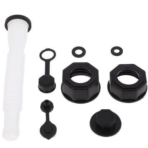3Sets Gasdop Kit Pe Wit Duurzaam Voor Thuis En Camping