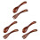 3Sets Holzlöffel Gabel Set Kinder Alltagstauglich 2