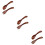 3Sets Holzlöffel Gabel Set Kinder Alltagstauglich 9