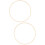2Stk Bambus Ringe Beige DIY Kranz Blumenring 9