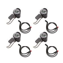 4X E-Bike LED Headlight 6V 12V 24V 36V 48V 60V Bicycle Light Waterproof Front Headlight Waterproof Connector (2 Pins)