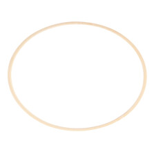 2Stk Bambus Ringe Beige DIY Kranz Blumenring