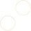 2Stk Bambus Ringe Beige DIY Kranz Blumenring 5