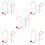 5Sets Cupid Feest Accessoire Set Met En Mini Props Multi Kleur 8