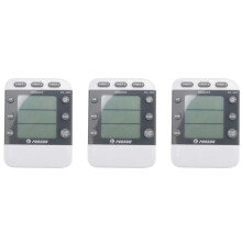 3X Digital Timer 100 Hour Triple Count Down/ Clock Timer Cooking Timer with LCD Display Loud Alarm Magnet Bracket