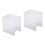 2Stk Transparenter Penhalter Organizer Für Schreibtisch & 4
