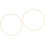 2Stk Bambus Ringe Beige DIY Kranz Blumenring 6