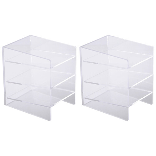2Stk Transparenter Penhalter Organizer Für Schreibtisch & 1