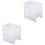 2Stk Transparenter Penhalter Organizer Für Schreibtisch & 3