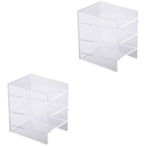 2Stk Transparenter Penhalter Organizer Für Schreibtisch & 2