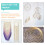 2Stk Bambus Ringe Beige DIY Kranz Blumenring 11